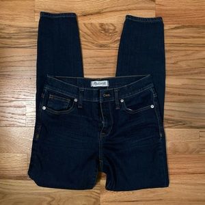 Madewell 10” High-Rise Skinny Jeans in Hayes Wash